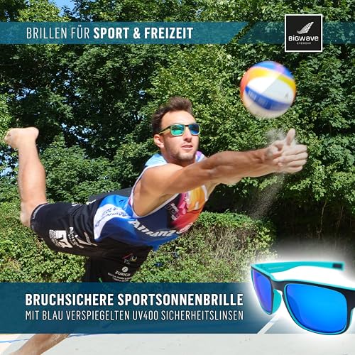 Lunettes légères et très flexibles BIGWAVE protection UV400 bleue - 2