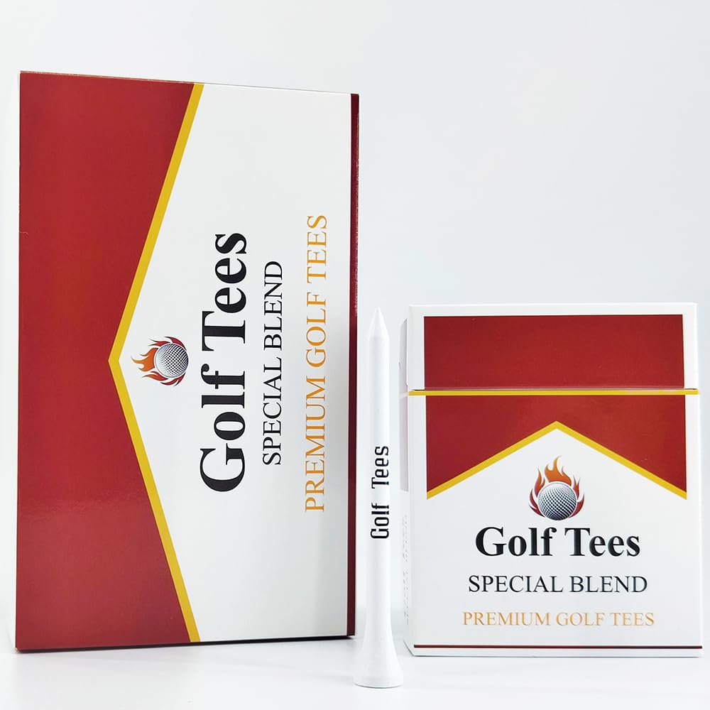 Premium Bamboo Golf Tees 83mm 3 25 Wooden Tees Golf Gifts for Men Vintage-Style tee Case Golf Accessories