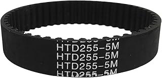 WYanHua-Timing Belt Arc HTD 5M Rubber Timing Belt C=255/260/265/270, Width10/15/20/25mm, HTD5M Synchronous Belt 255-5M 260-5M 265-5M 270-5 Closed-Loop, Quality Replacement Parts