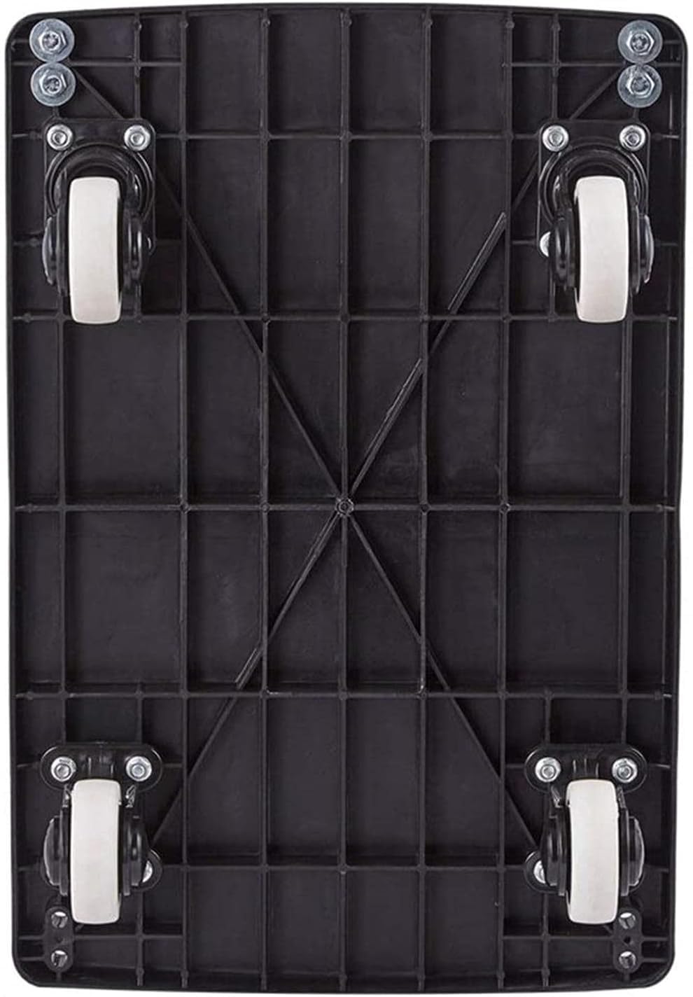 Carrello a Spinta Carrelli a Mano Carrelli Multiuso Carrelli a Piattaforma Carrello Pieghevole con Ruote Carrello Pieghevole per carichi Pesanti, 90x60cm