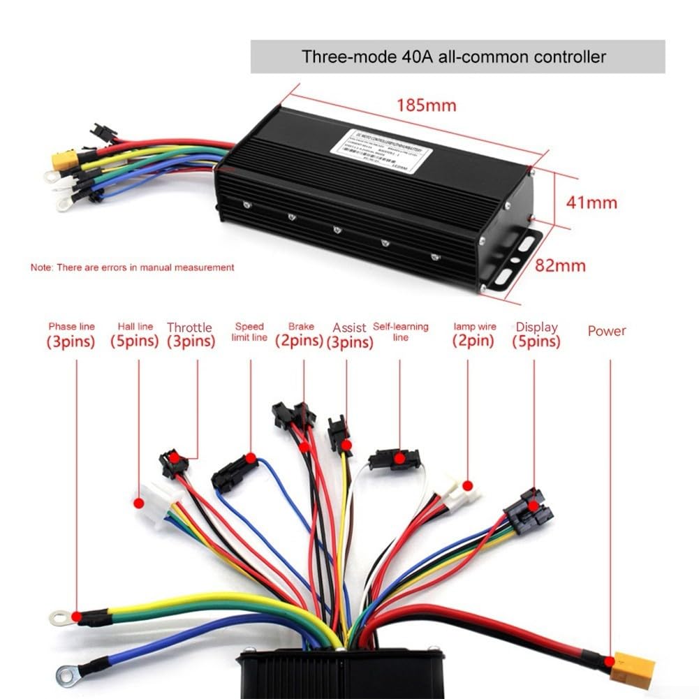 Contrôleur de moteur sans balais 36 V 48 V 52 V 60 V 64 V 1500 W 2000 W Contrôleur de vitesse pour vélo électrique scooter électrique