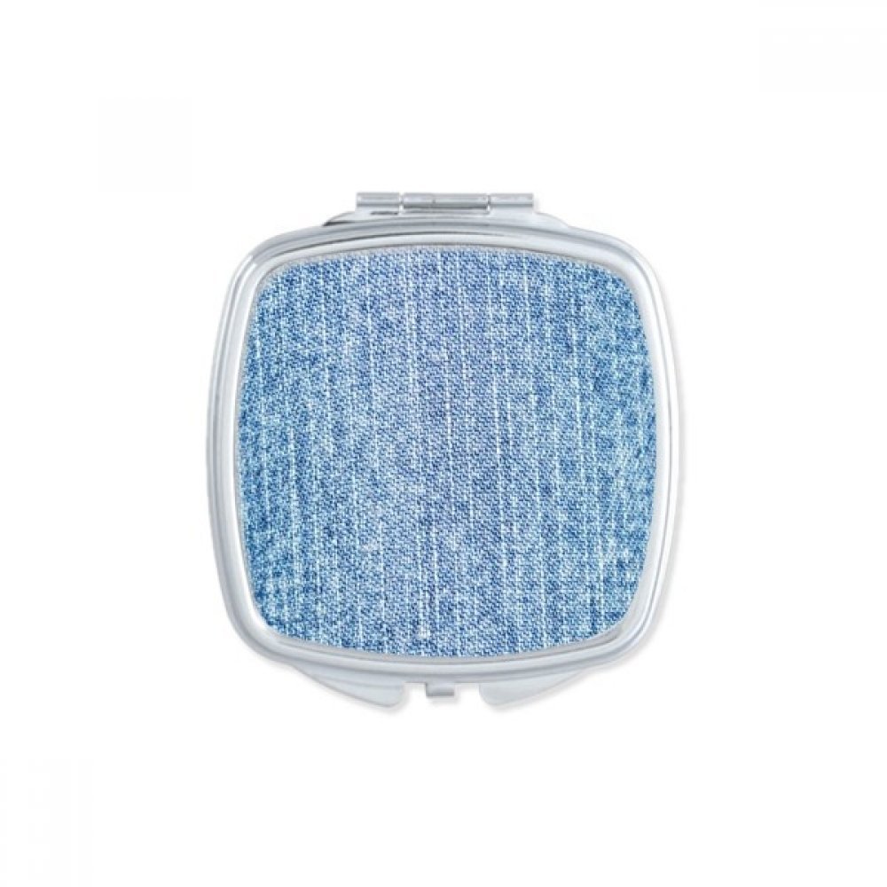 Miroir de poche compact en cuir marron DIYthinker pour maquillage et retouches rapides