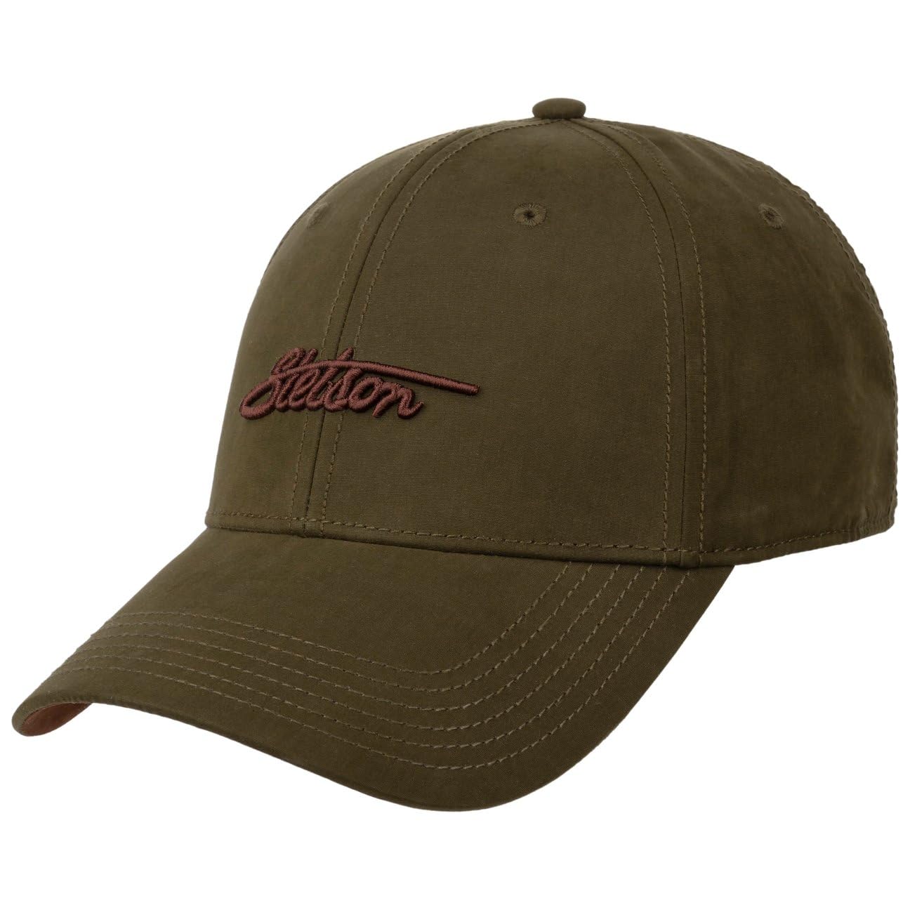 Stetson Czapka Waxed Cotton WRKobiety/Mężczyźni - z daszkiem bawełniana baseball cap Metalowa sprzączka, daszkiem, Jesień Lato Wiosna Zima