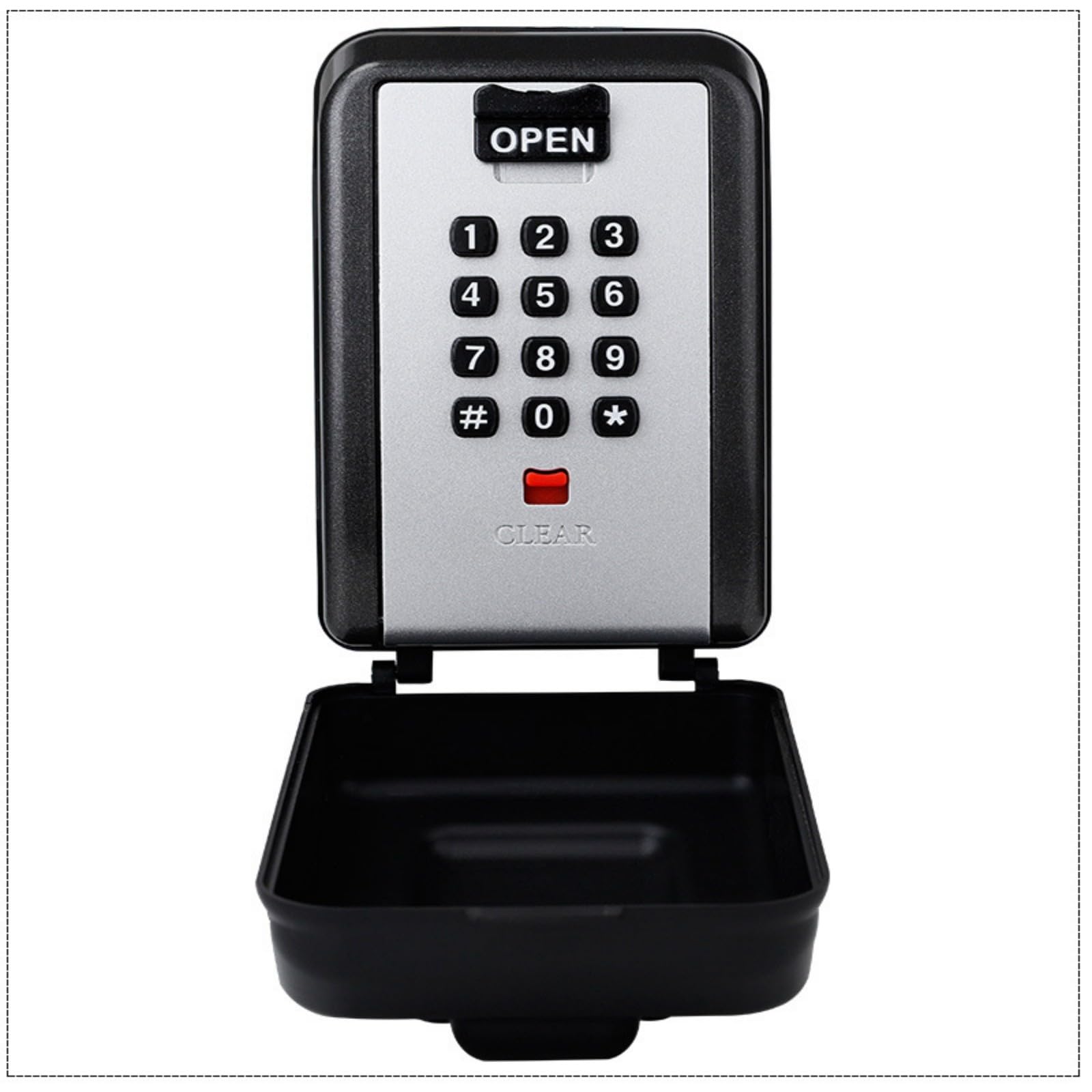 Box Wall Mount 12 Digit Outside Safe Box Combination Security Outdoor Spare Hider Combination