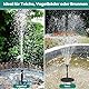Biling 8W Solar Springbrunnen für außen mit 3600 mAh Batterie Solar Teichpumpe mit Filter Solar Brunnenpumpen mit Akku, Solar Wasserpumpe Schwimmende Fontäne für brunnen draussen miniteich