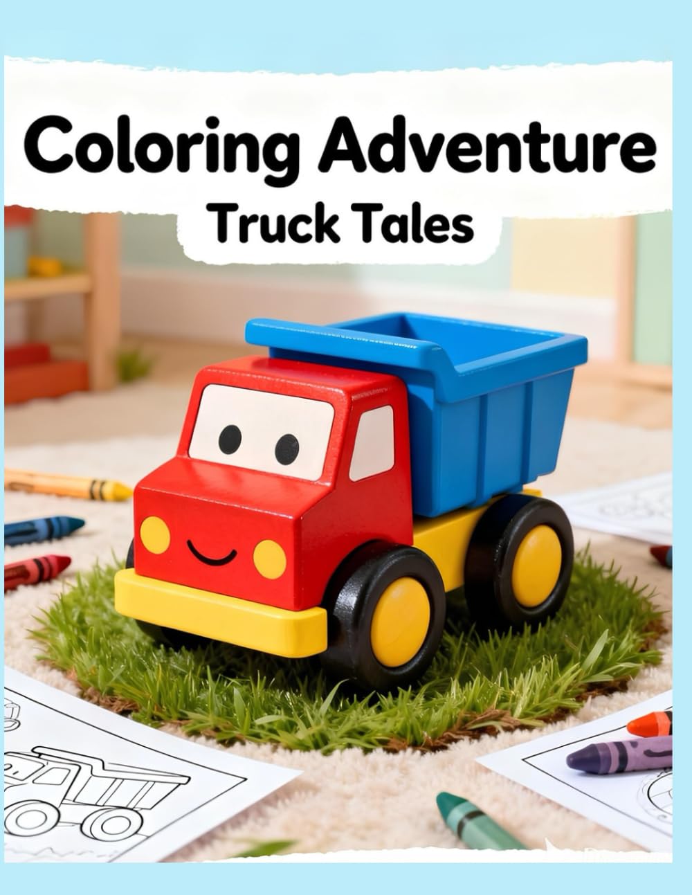 Big Trucks Coloring Book: Heavy Vehicles, Construction Machines and Monster Trucks: Book Coloring Trucks