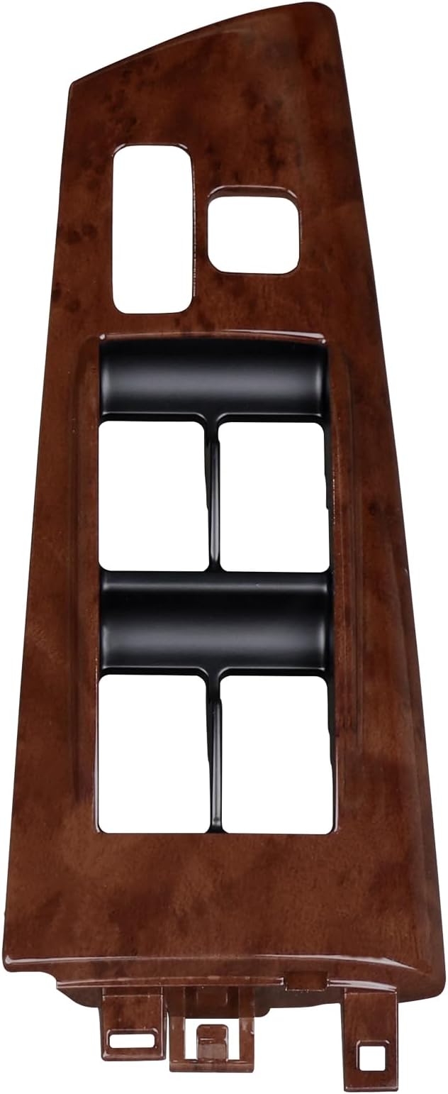 Osompar Window Switch Bezel Panel Front Driver Side Compatible with Toyota Corolla 2003-2008 Door Window Switch Cover Accessories Woodgrain