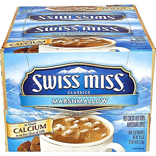 Swiss Miss 635937 Marshmallows Cocoa 0.73 Oz. 50/Box (GOV47492),Powder