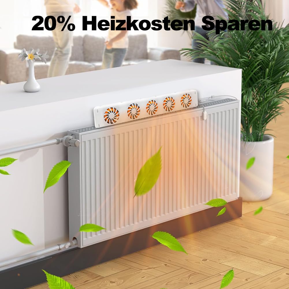 Ventilador de radiador 3.0, radiador inteligente, amplificador de ventilador, dispositivo inteligente con velocidad ajustable, funcionamiento silencioso y ahorro de energía (MXRV-25-201)