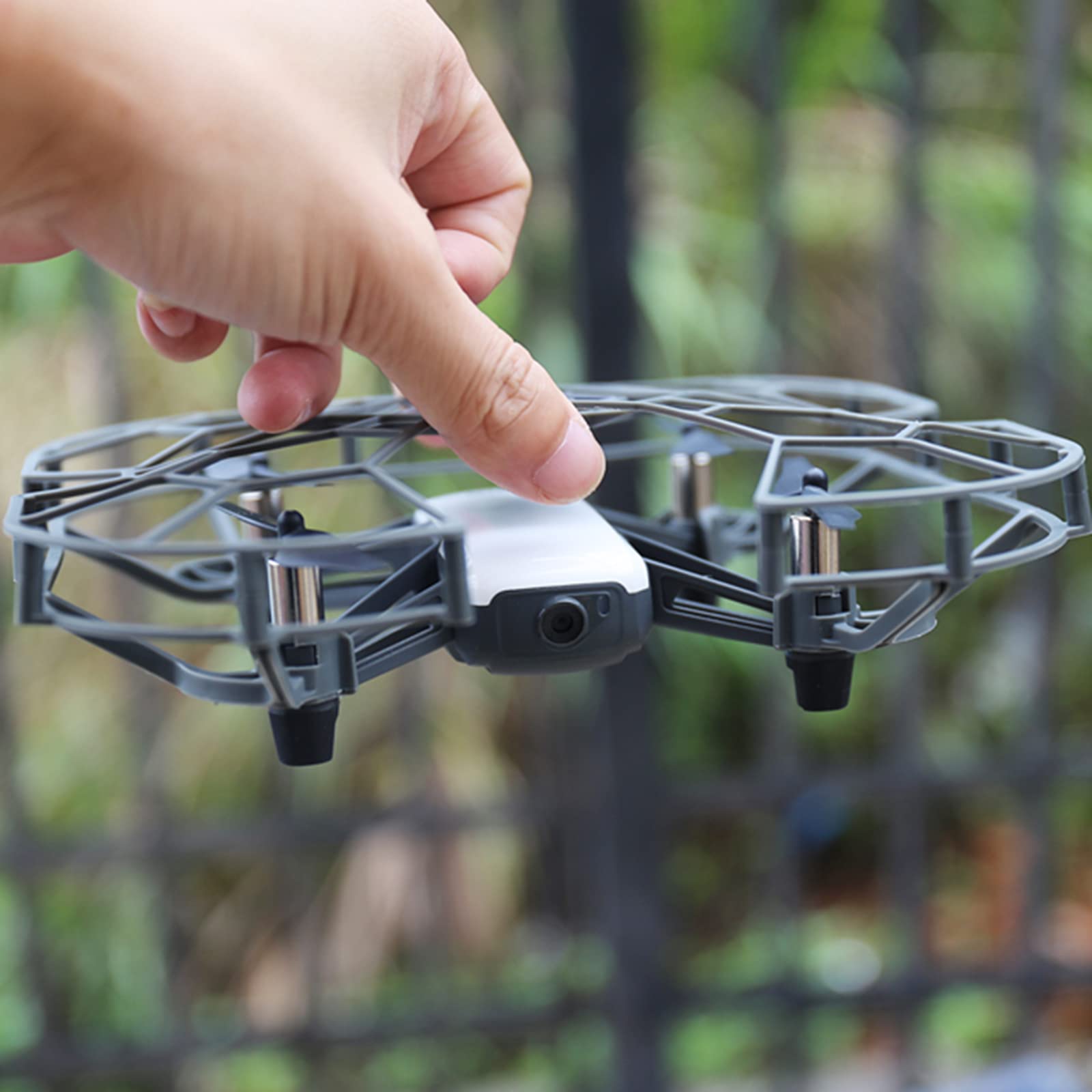 Vollständig Geschlossener Propellerschutzschutz Für UAV Schnellfreisetzungen Leichter Gewicht Schutzkäfig UAV Zubehör Propeller Propellerschutz Tello Vollständig Geschlossener Schutzkäfig