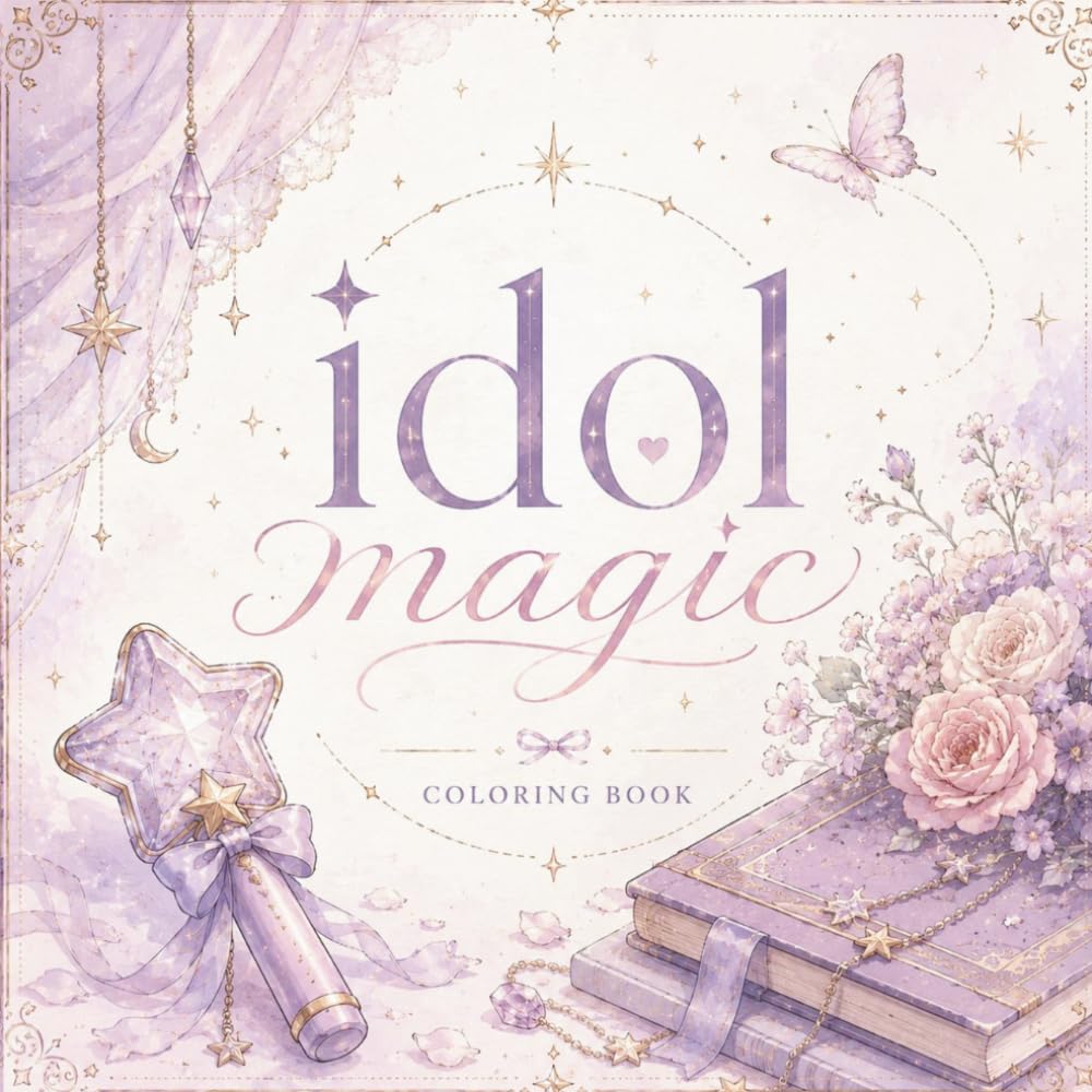 IDOL MAGIC: A K POP coloring book