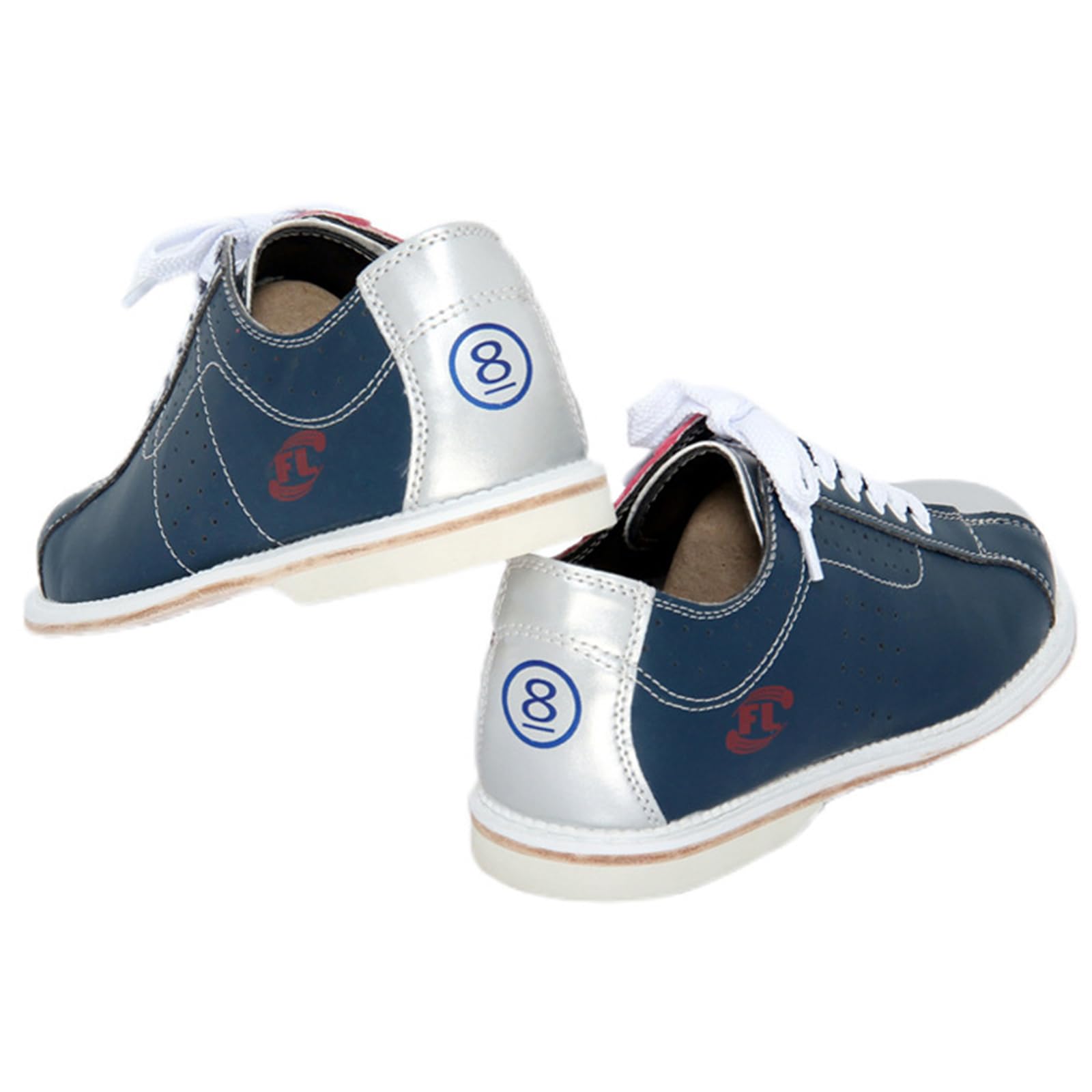 SDEQA Professionelle Bowlingschuhe für Herren, Leder-Bowls-Sneaker, sportlicher Stil, leicht, atmungsaktiv