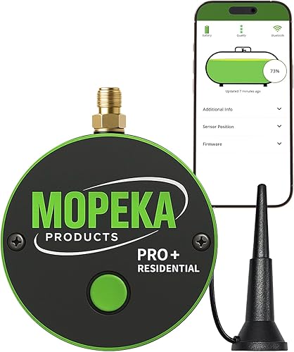 Miniatura 8 de Mopeka PRO+ Monitor de tanque de propano inalámbrico ultrasónico de largo alcance para tanques residenciales y comerciales, alcance de 1000 pies,
