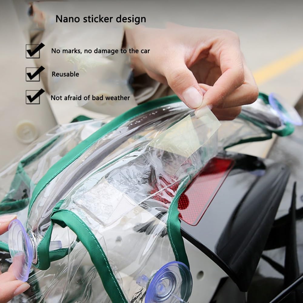 Welding Blankets, Luminous, Night Charger Head Rainproof Cover, New Energy Electric Vehicle Protection, Transparent Color 33CMx26CMx27CM