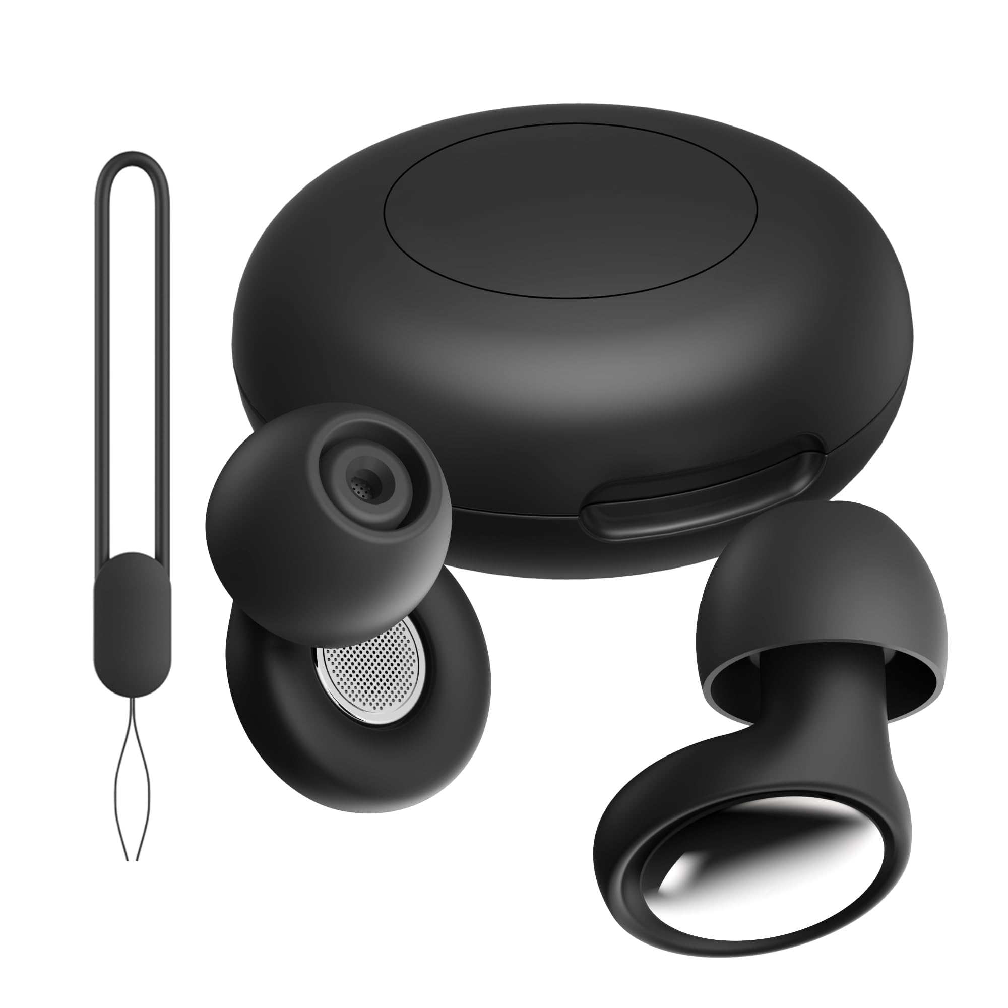 Ear Plugs for Sleeping Noise Cancelling - Reusable Ear Plugs for Sleeping, Concerts, Traveling, Working, Studying, Focus, NRR 45dB Ear Protection Earplugs with case, 7 Pair Silicone Eartips