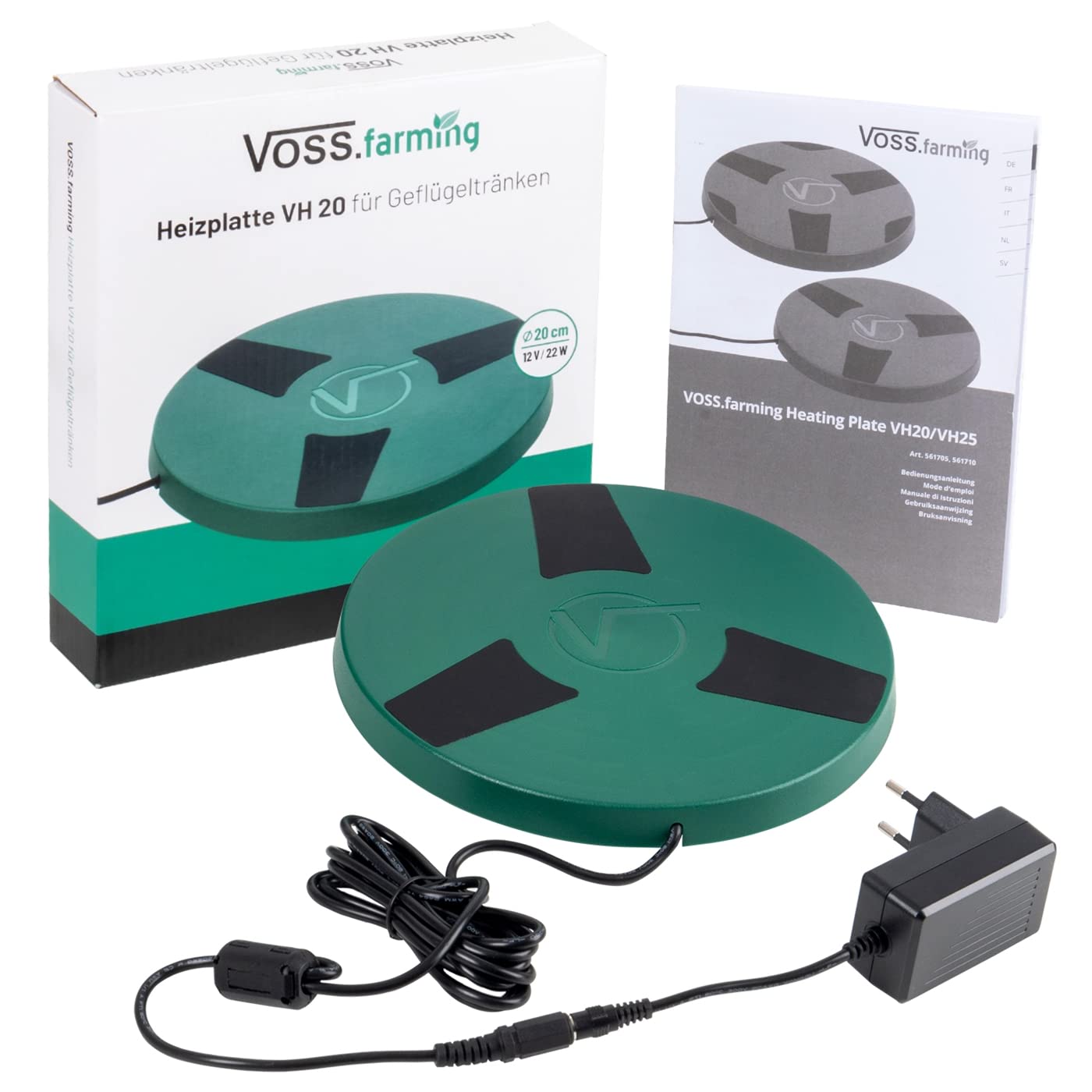 Kükenaufzucht-Komplettset Für Bis Zu 20 Küken – Mit Wärmeplatte, Tränke, Futterautomat & Tränkenheizung