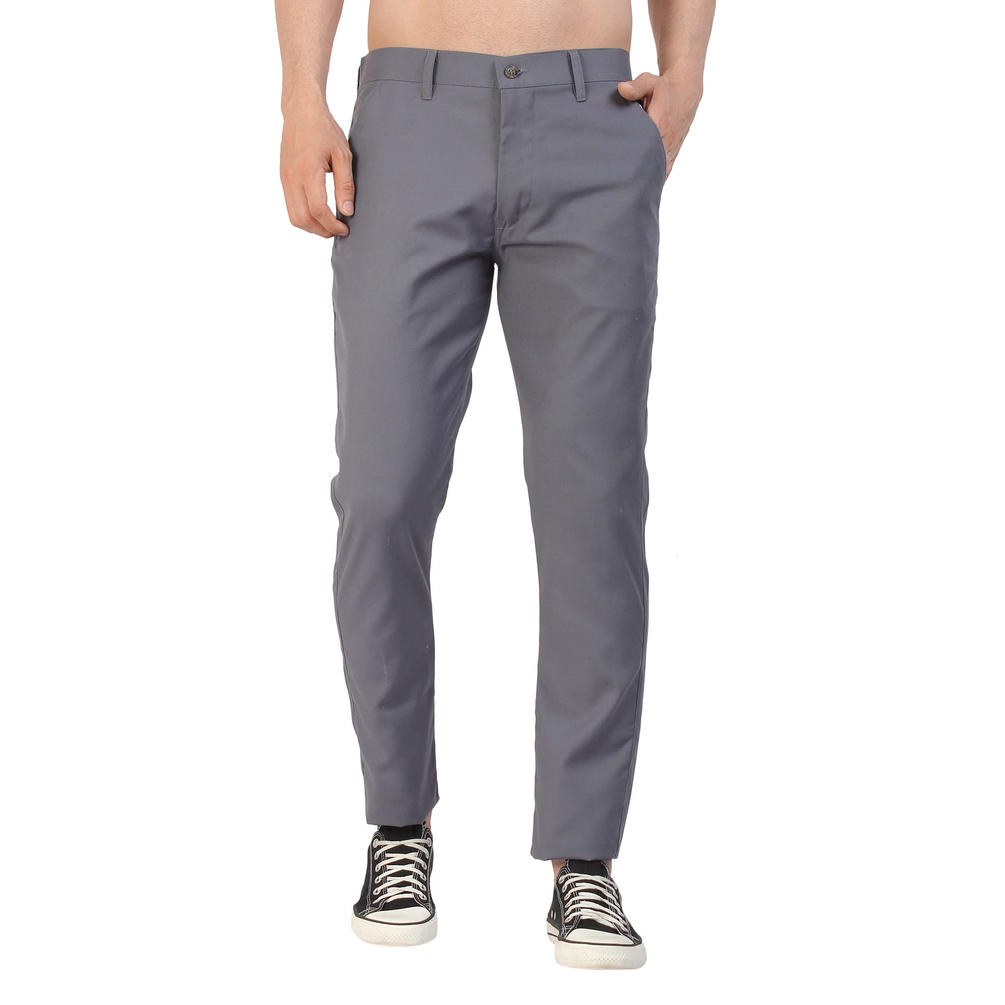 meoby Men Slim Fit Trouser Pants-picture-17
