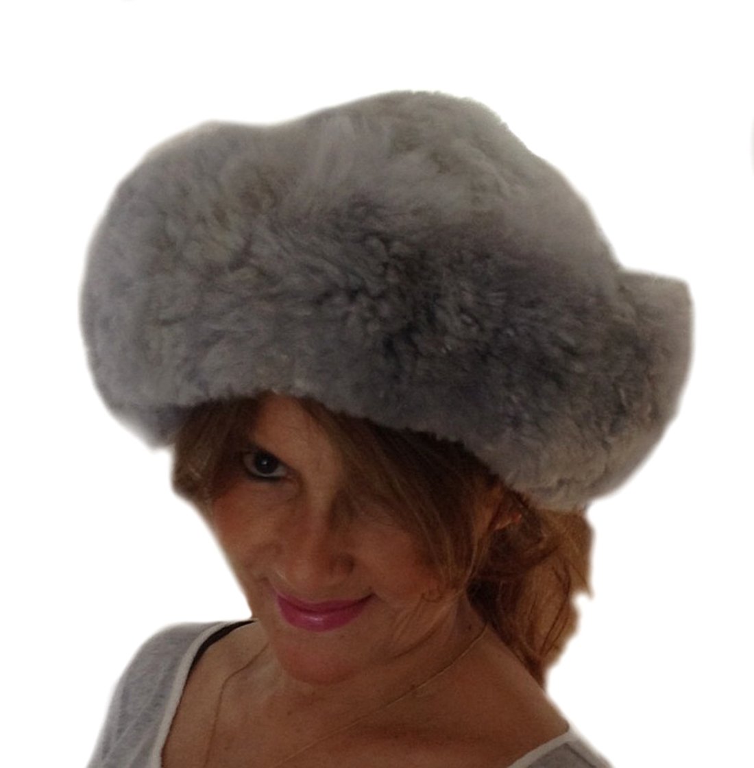 Women’s Brown Baby Alpaca Fur Mongolian Hat – Satin Lined Russian Style Winter Hat – Handmade Fair Trade Alpaca Fur Cap - View #14