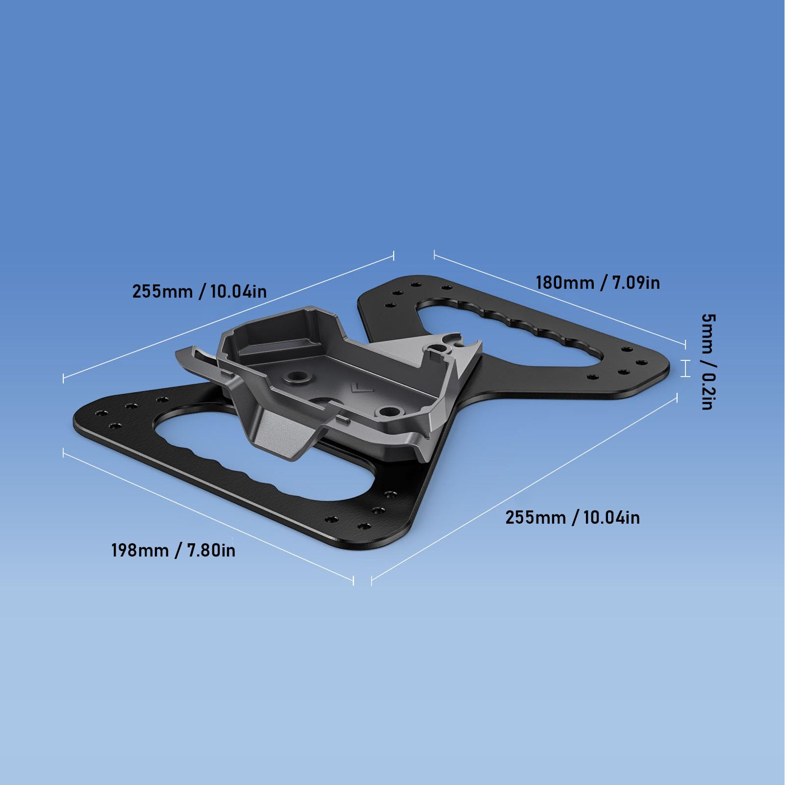 Zunate Magnetyczny Uchwyt Dachowy do Anteny Satelitarnej Mini X Gen3, nośność 320 Funtów, Zestaw do Montażu Dachowego ze Stopu Aluminium Samochodu Ciężarowego RV