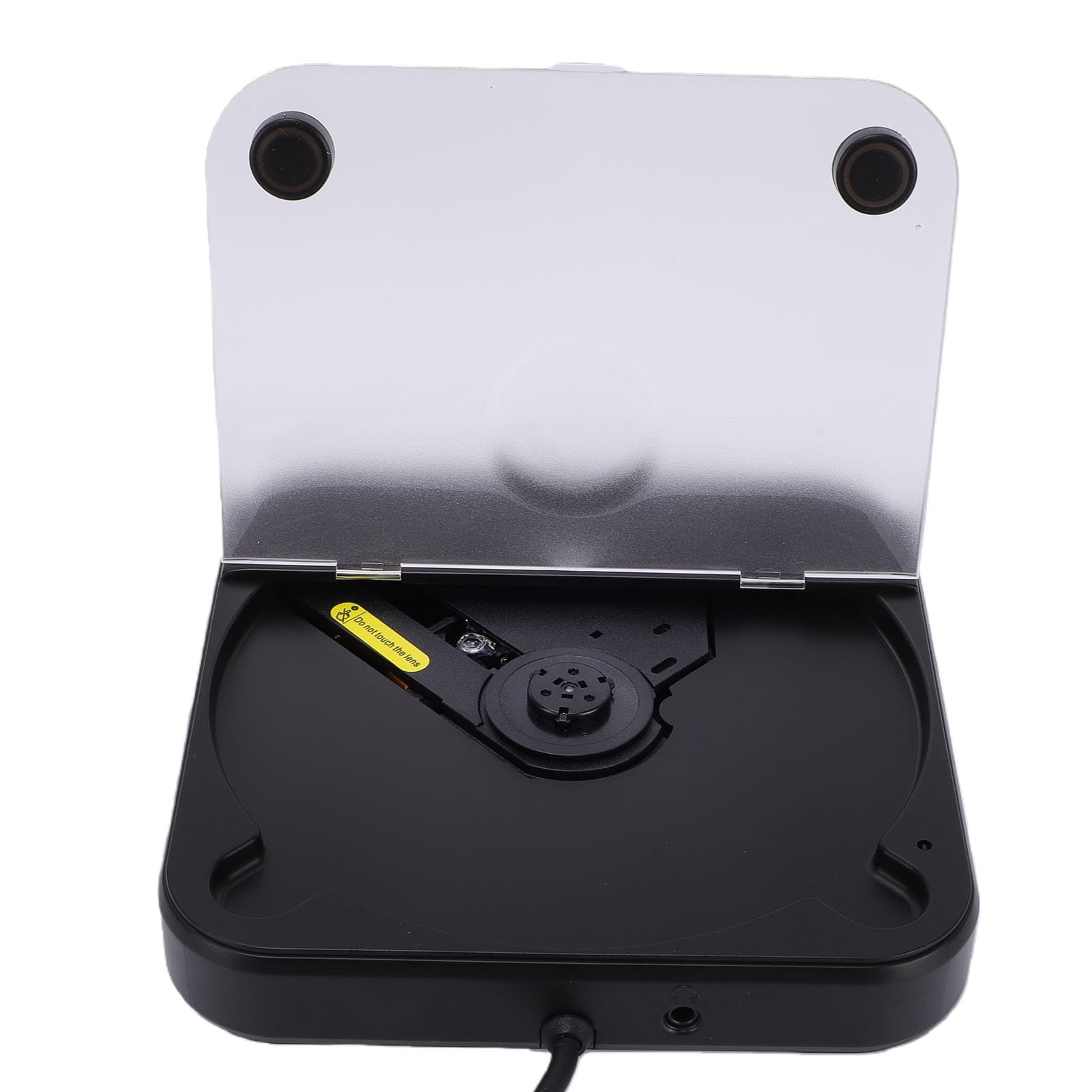 GOWENIC Reproductor de CD para Automóvil con Antisalto |Reproductor de Disco Externo Auxiliar USB Portátil para el Hogar del Ordenador Portátil del Vehículo, Diseño con Ranura
