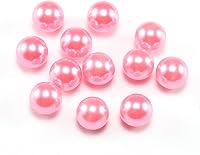 Vista 15 de Cuentas sueltas de perlas de imitación ABS, cuentas acrílicas de plástico para hacer joyas, 20 colores (negro, 0.118 in x 400 unidades)