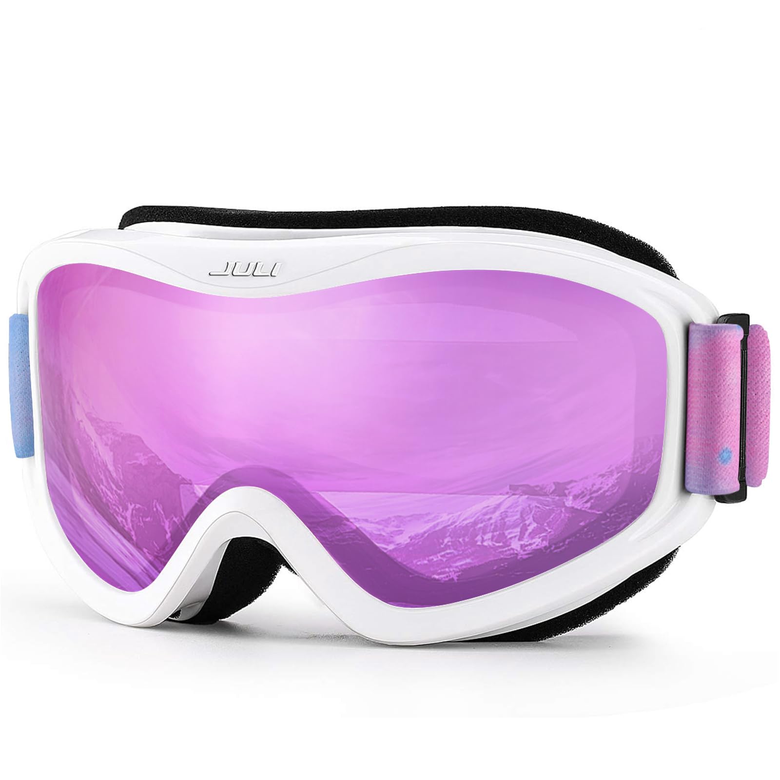 Juli Ski Goggles,Snow Snowboard Goggles Men Women Snowmobile Skiing Skating