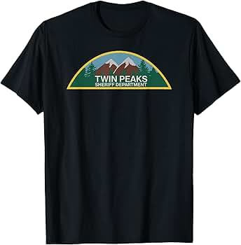 twin peaks Tシャツ Amazon.com: Twin Peaks - Sheriff Department T-Shirt