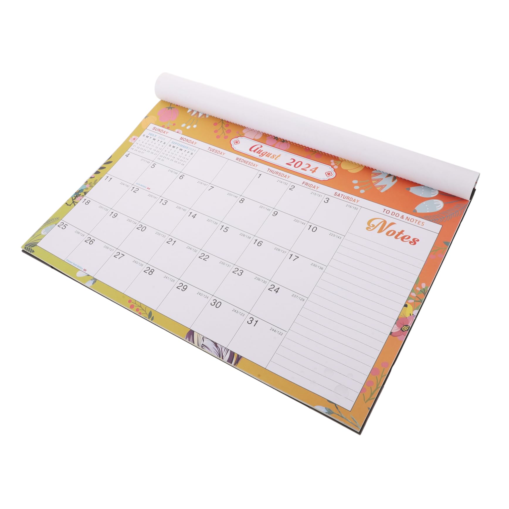 TEHAUX 3piezas Calendario De Pared Familiar Inglés Calendario Mensual Colgante Para Oficina y Hogar Planificador De Actividades Diseño Original y Espacio Para Notas