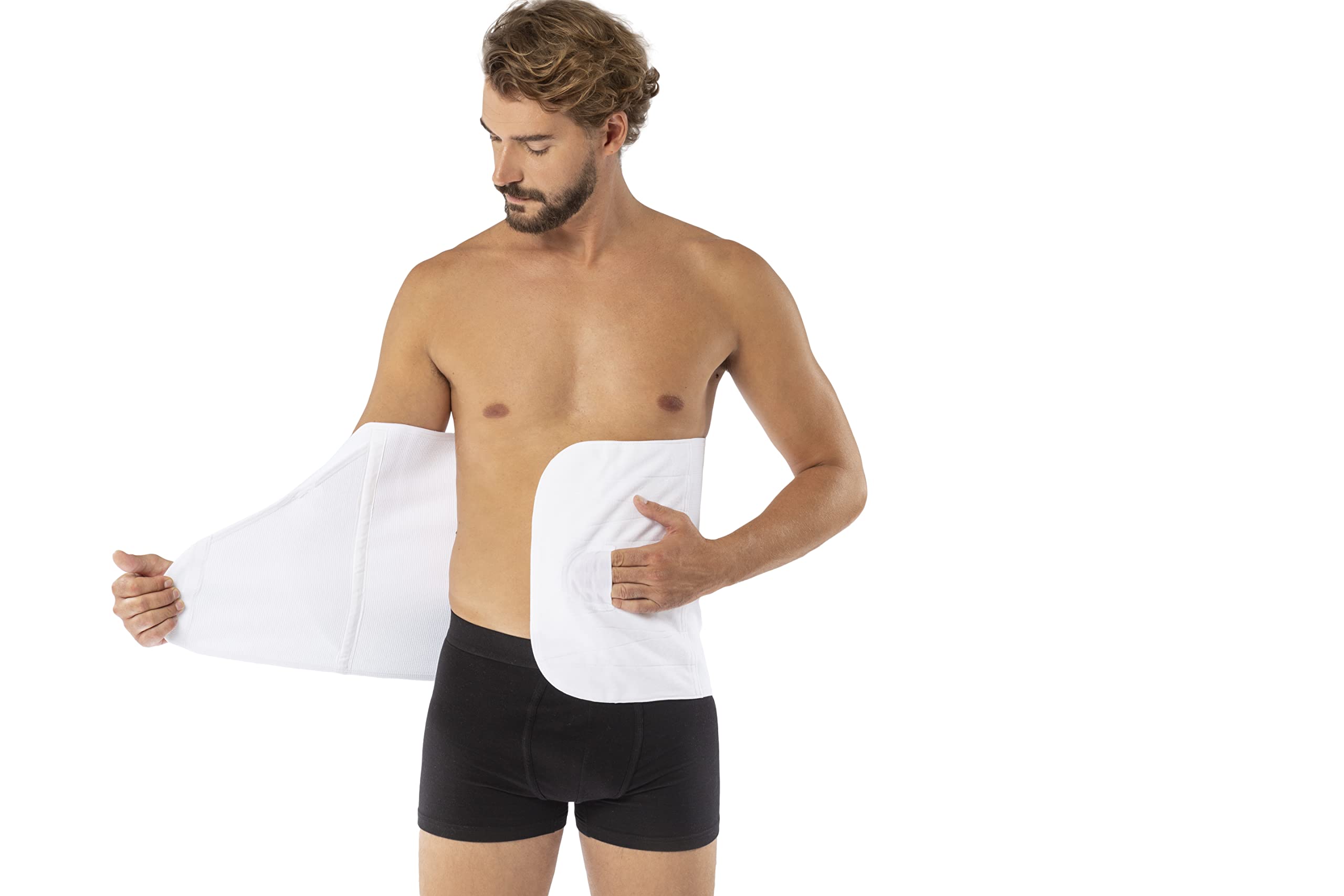Revée Fascia Addominale Post-Operatoria h32 cm - Binder per Terapia Compressiva Post-Addominoplastica, Lipoaspirazione, Ernia Addominale, Erina Ombelicale, Parto Cesareo