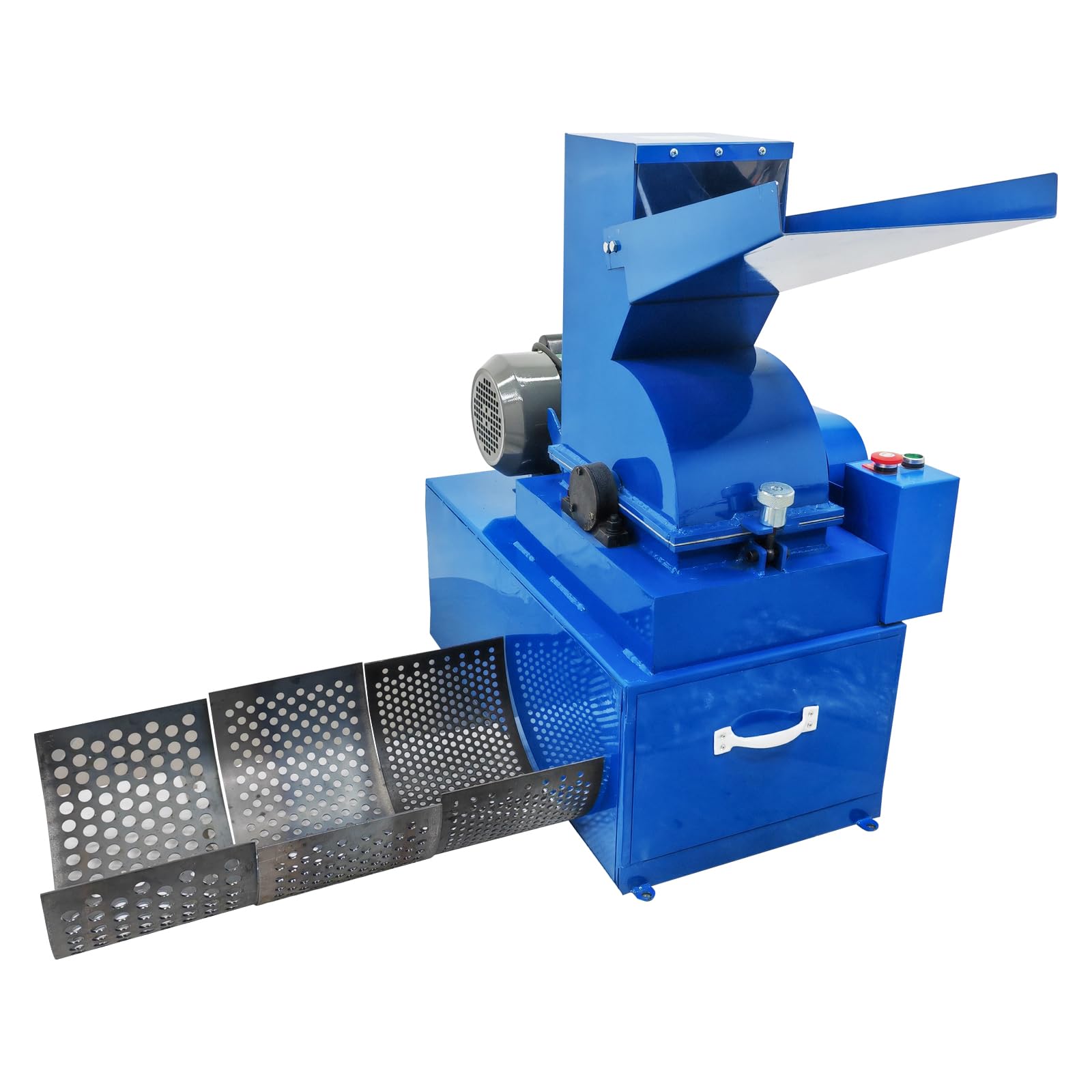 Hammer Crusher Rock Crush Machine Glass Bottle Rock Mill Ore Coal Electric Crusher Milling Machine with 15mm/10mm/8mm Sieve 220V 3KW