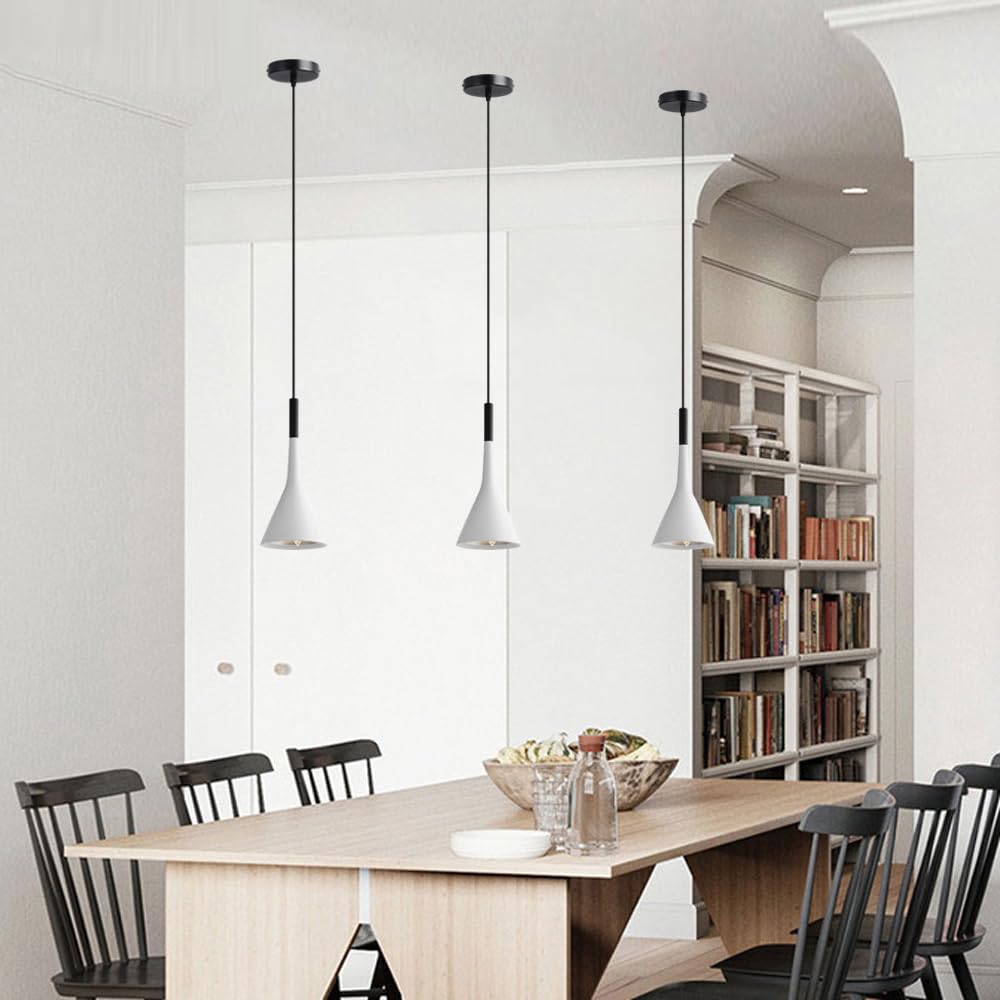 Lampada a Sospensione Minimalista Bianca
