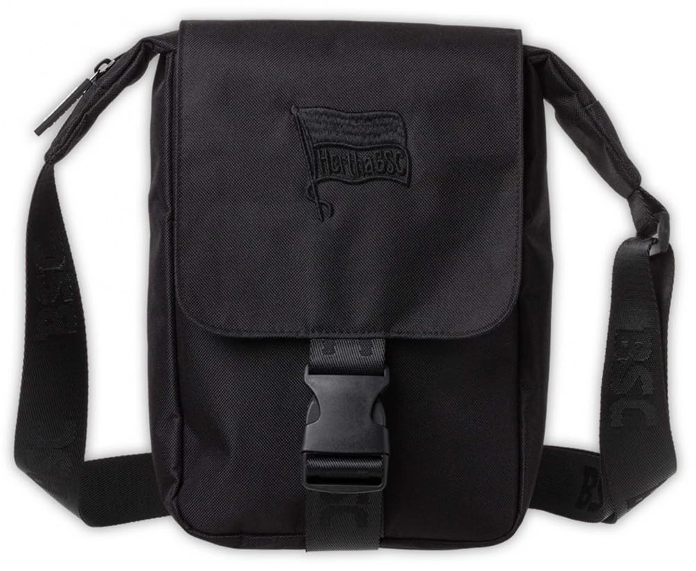 Hertha BSC Berlin Stadiontasche groß - Logo - schwarz | Umhängetasche | All Black | Tasche | HBSCB