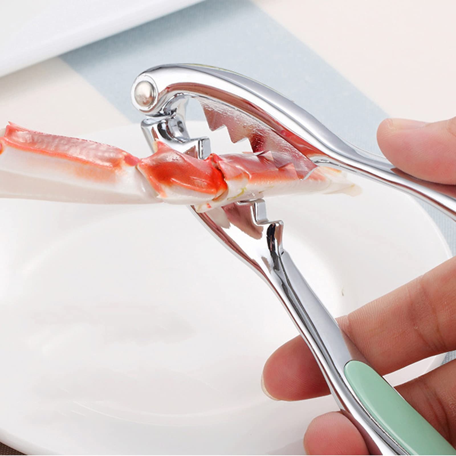 Utensili per Frutti di Mare Set di Cracker e Strumenti per granchi Set di Strumenti per Frutti di Mare da 5 Pezzi Include 1 Biscotto di Frutti di Mare e 4 forchette per Frutti di Mare Strumento per