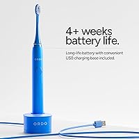 Vista 2 de Cepillo de dientes eléctrico Ordo Sonic+ para adultos, tecnología inteligente avanzada, 4 modos de cepillado, recarga rápida, cepillos de dientes