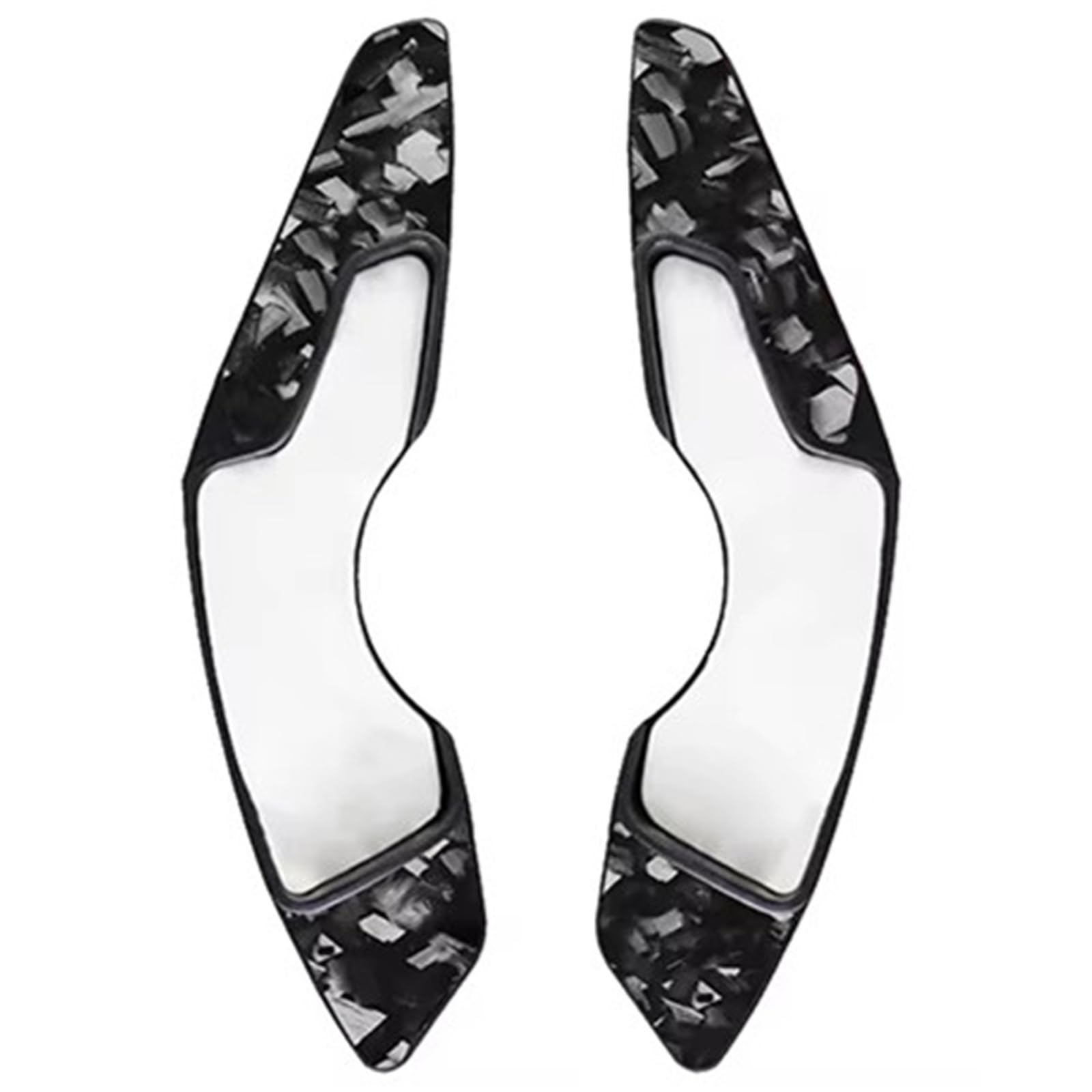 Bwwiezrs Forged Pattern Compatible With Lexus Nx200t Nx300 Nx300h 2014-2021 Carbon Fiber Pattern Auto Steering Wheel Shift Paddle Extension Shift Paddles(Forged Pattern)