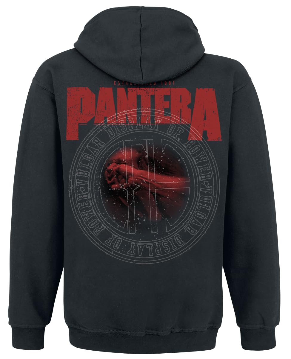 Pantera Vulgar Display of Power Männer Kapuzenpullover schwarz