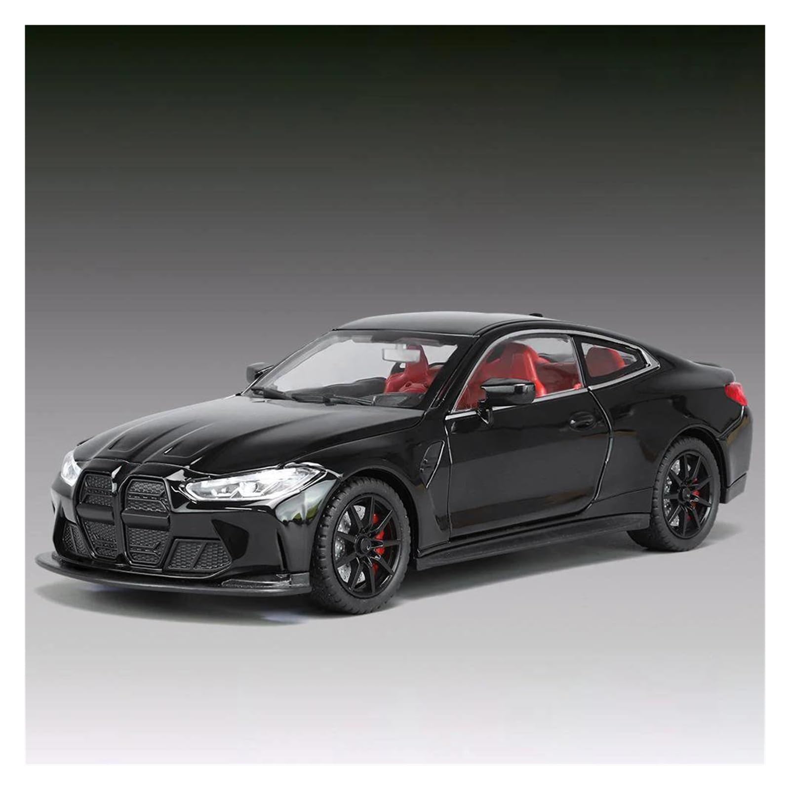 BANKOTO Diecast Car 1:24 For BMW M4 Coupe Alloy Diecast Model Car Hobbies Collections Collectible(Black)