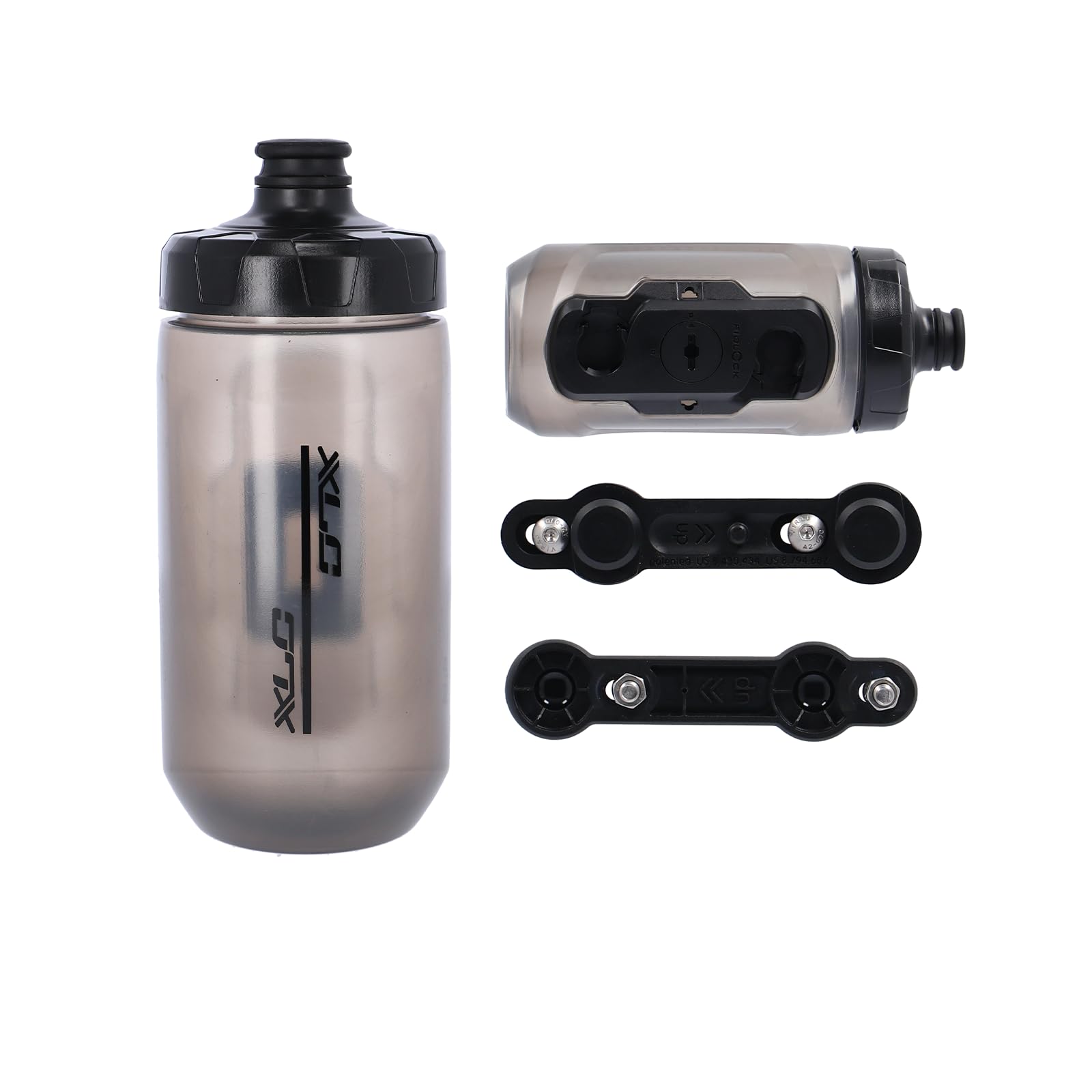 XLC Unisex WB-K06 - Borraccia per adulti, 450 ml, colore: Nero