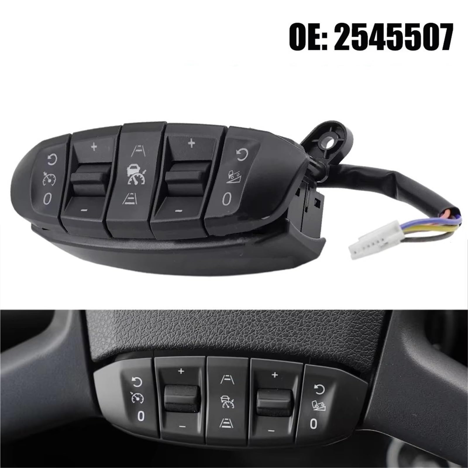 Interruptor Volante Multifunción 2545507 Módulo Panel Volante Camión Botón Interruptor Control Crucero Para Tractores Para SCANIA Series L, P, G, R Y S 2016-