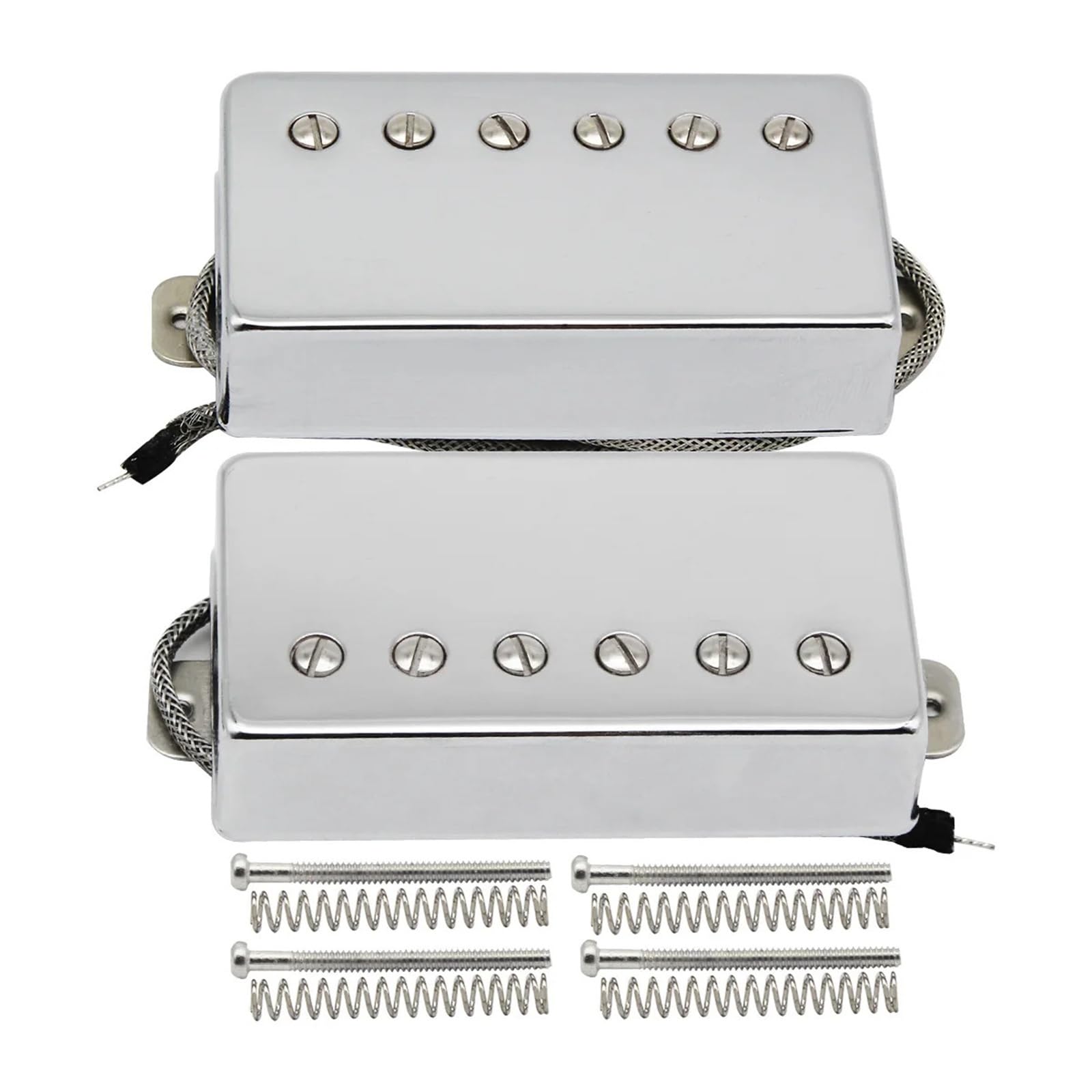 Ensemble chromé de micros de guitare Humbucker Alnico 5 for pièces de guitare for LP