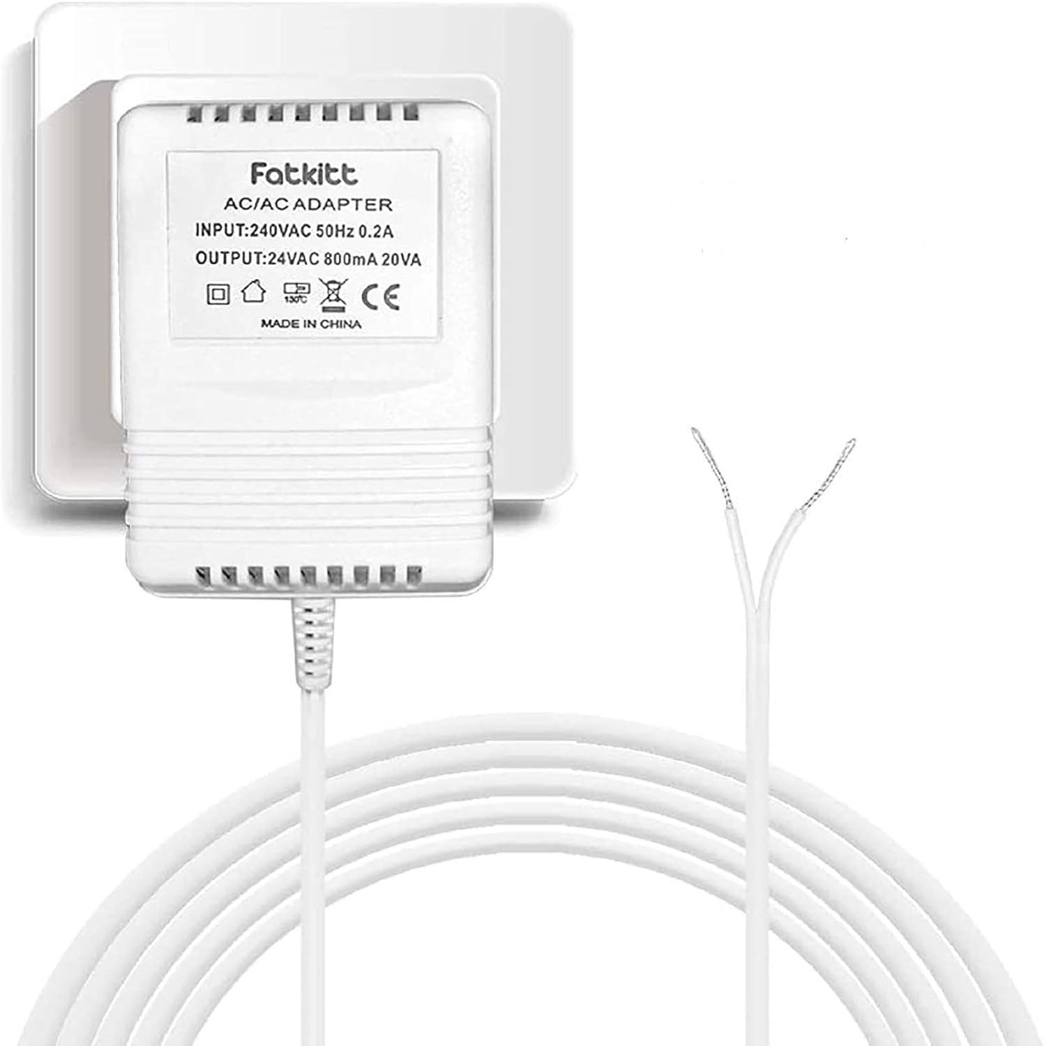 20VA Ring Doorbell Transformer, 24V 800MA Video Doorbell Power Supply