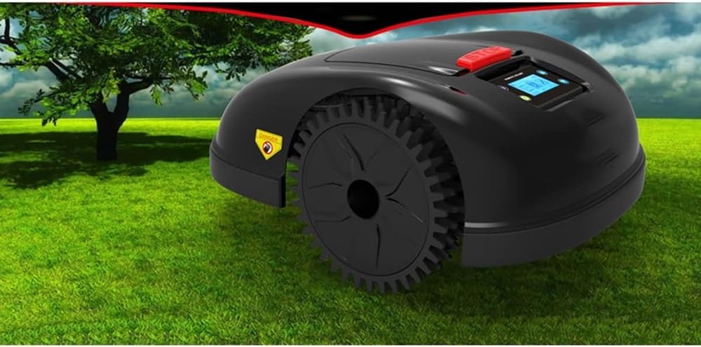 Robot Cortacésped Eléctrico, Control Remoto Inteligente Aplicación Eléctrica Inteligente RC Cortacésped Robótico, Equipo De Cuidado del Césped for Jardinería, Incluye Un Kit De Instalación