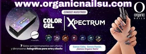 Organic Nails XPECTRUM COLOR GEL KIT 7 BOTES mins 0.3 fl oz