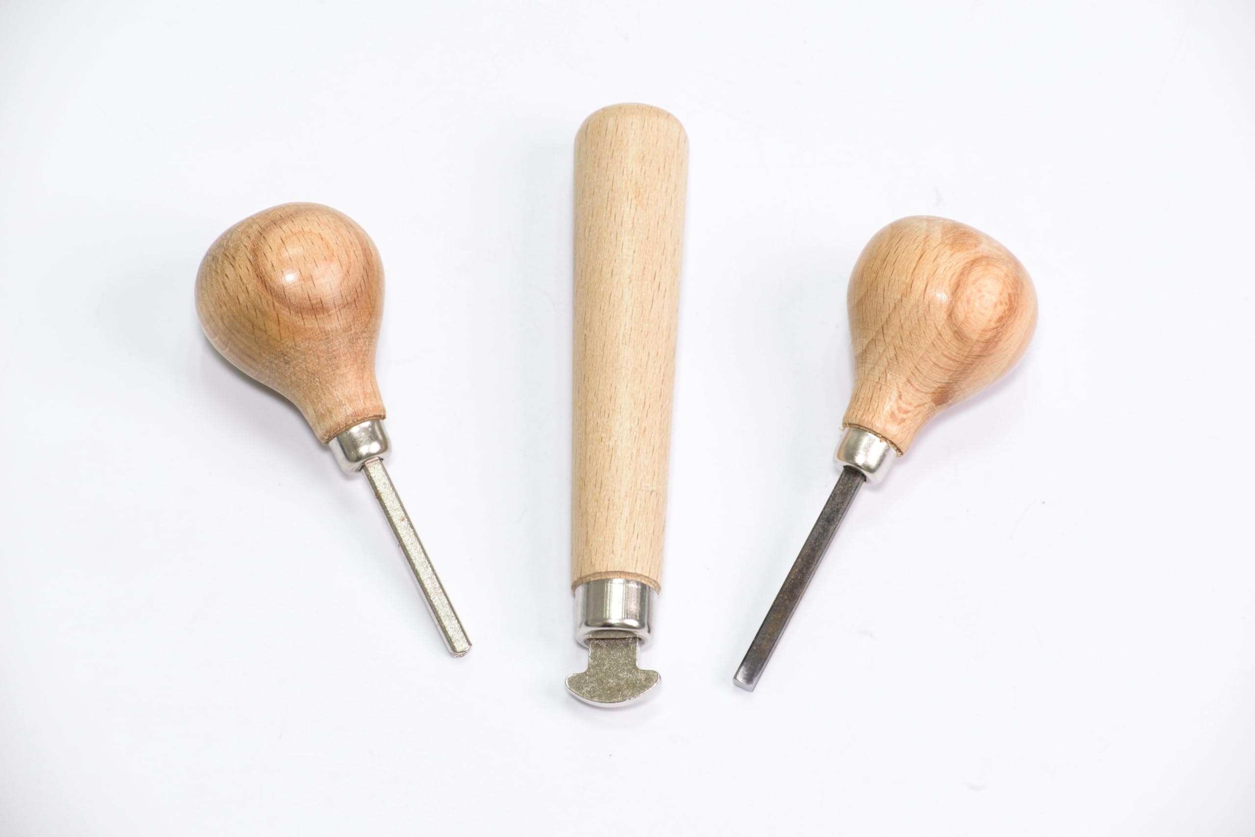 PRAZTECH® Stone Setting Tool | Jewellery Stone Prong Pusher Bezel Pusher & Roller Set of 3 | Craft Jewellery Making Hand Tool DIY