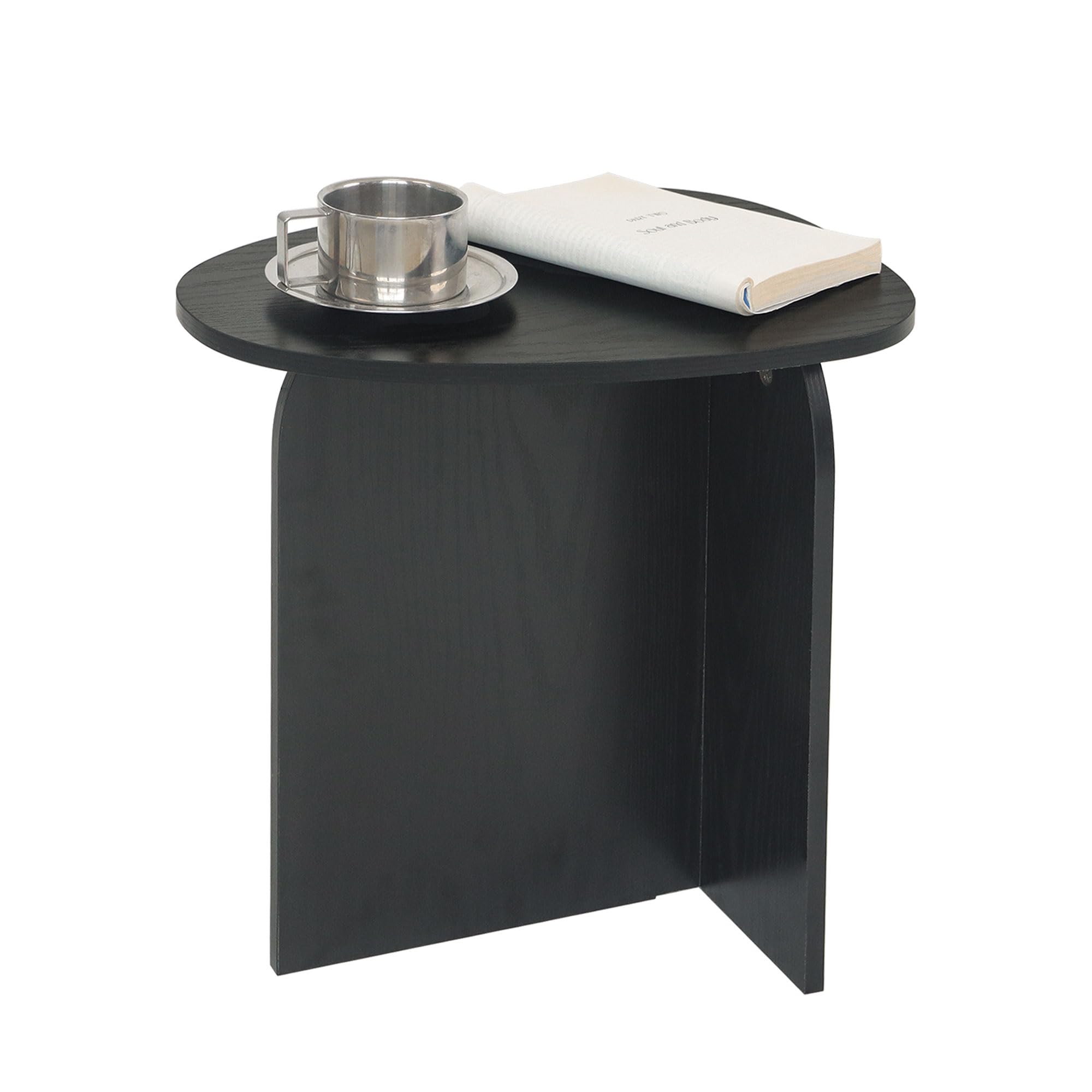 Snapklik.com : AWASEN Black Side Table, Small Triangle End Table Living ...
