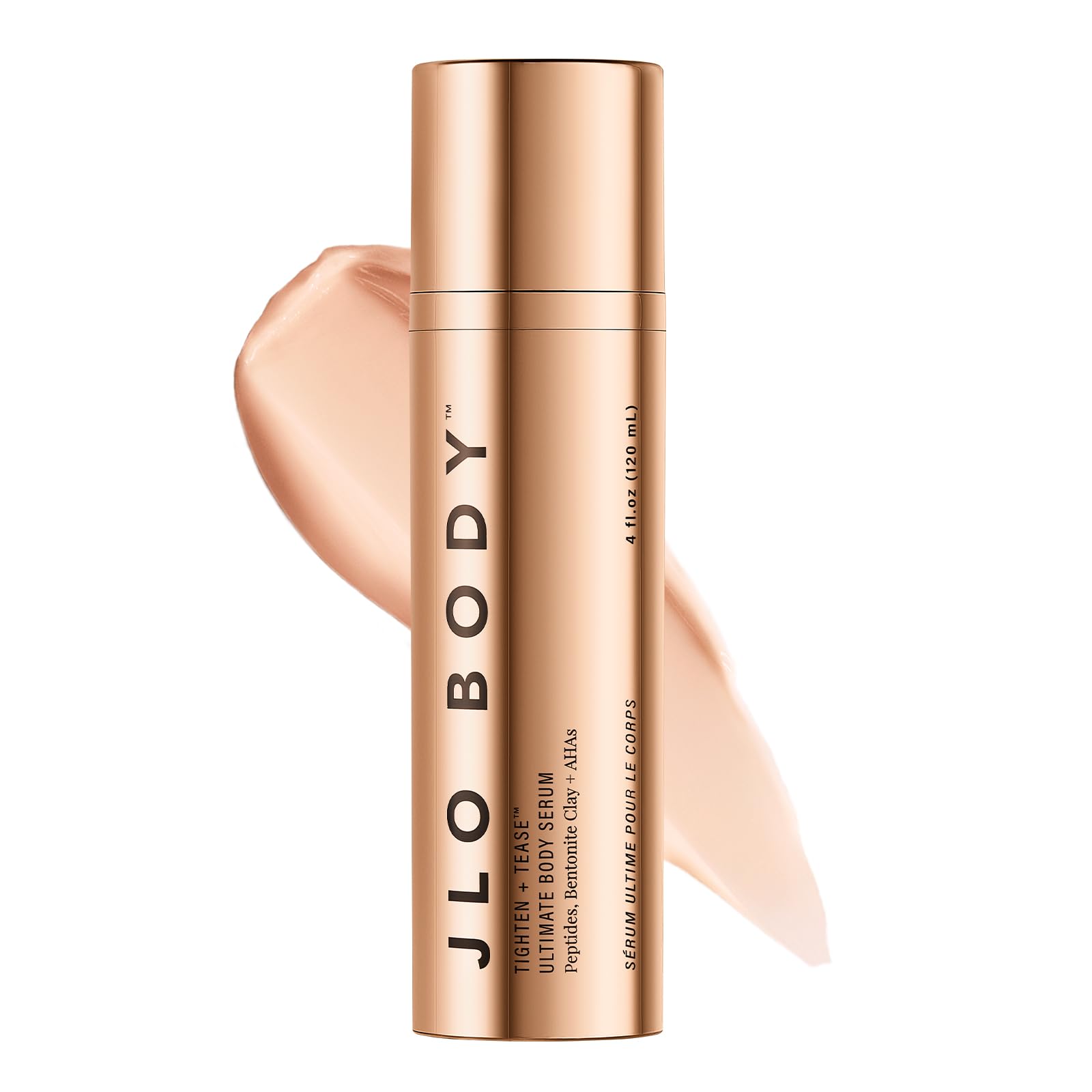 Tighten + Tease™ Ultimate Body Serum | Enriched with Peptides, Niacinamide, Bentonite Clay + AHAs, Brightens and Evens Skin Tone | 4.06 Oz