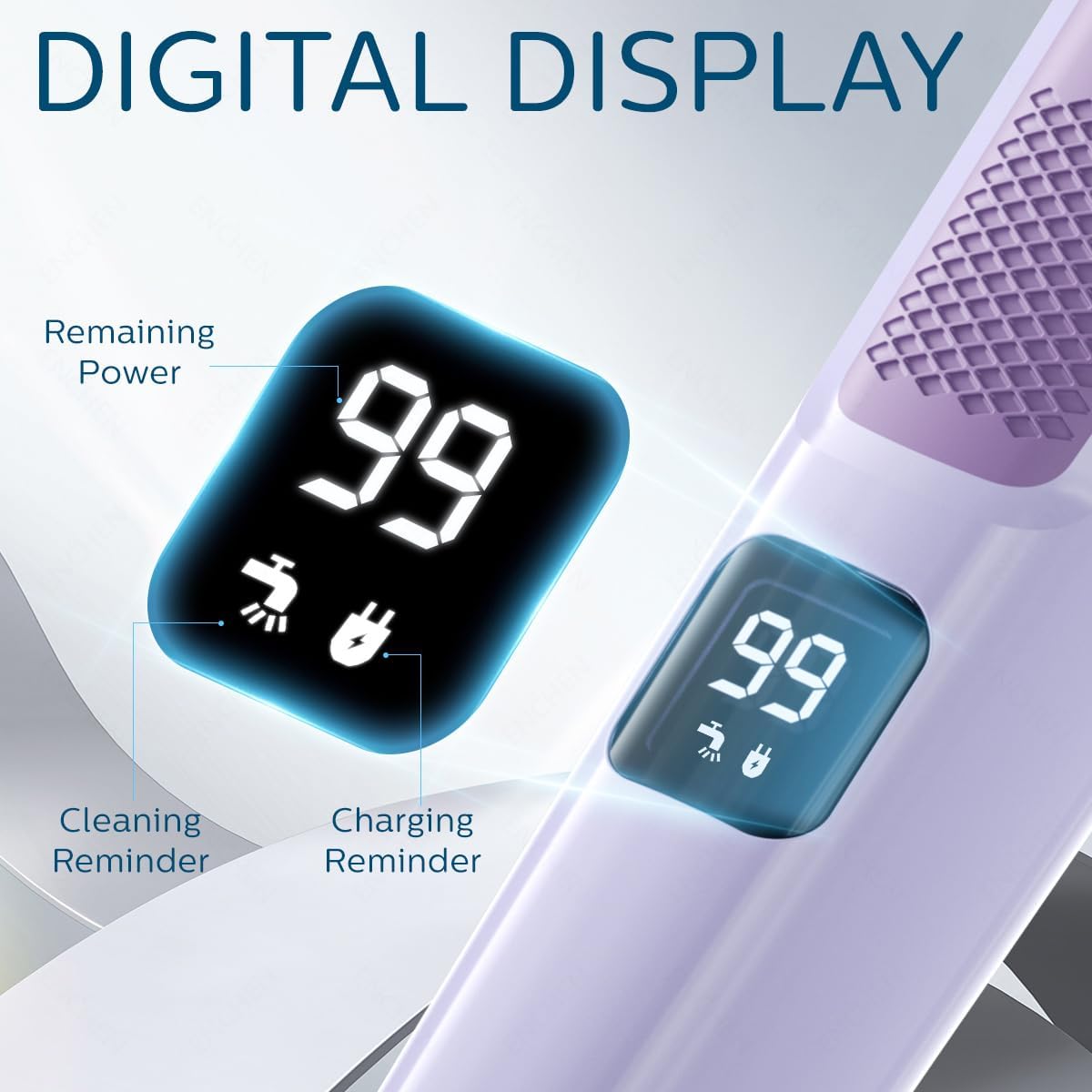 Electric Shaver for Women, Waterproof Hair Shaver Razors for Legs, Arm, Underarms, Bikini, USB Rechargeable, Wet & Dry Waterproof Bikini Trimmer for Woman, Purple - Image 5