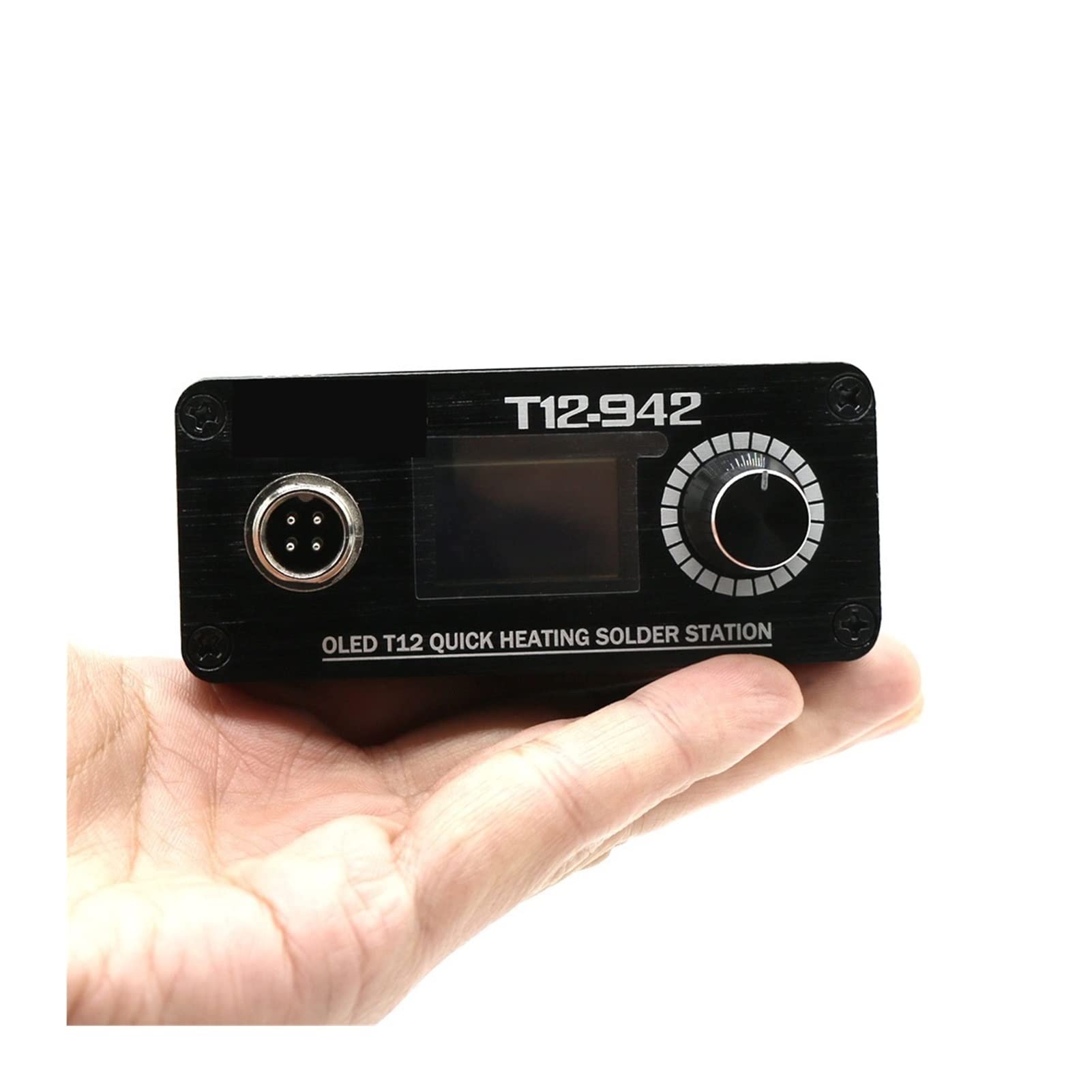 T12-942 lutownicza stacja narzędzia elektryczne spawanie Iron Tips kontroler temperatury z uchwytem 907,Precyzyjna kontrola(SET2,White handle)