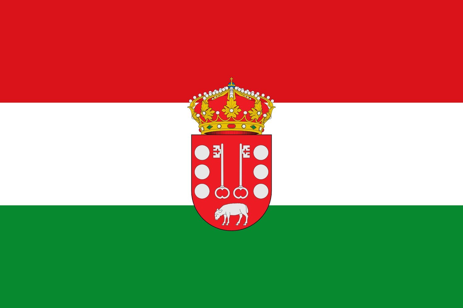 Drapeau Rozas de Puerto Real grand pavillon aux finitions haut de gamme et couleurs vives