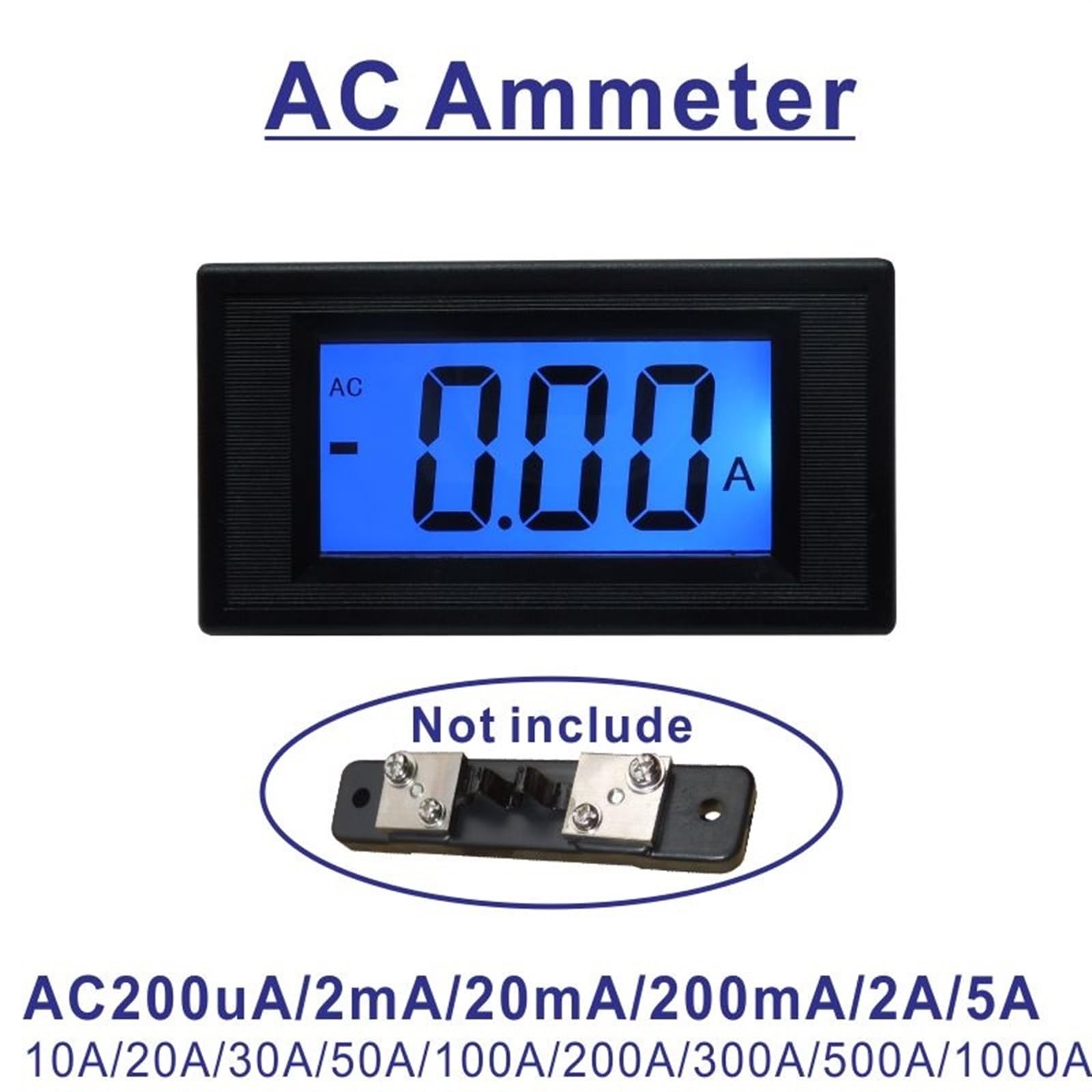 YB5135Bi LED Digitale DC Misuratore Di Corrente Misuratore Di